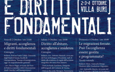 2-3-4 ottobre, Verona: “Migranti, accoglienza e diritti fondamentali”