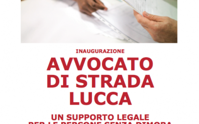 Inaugurazione Avvocato di strada Lucca