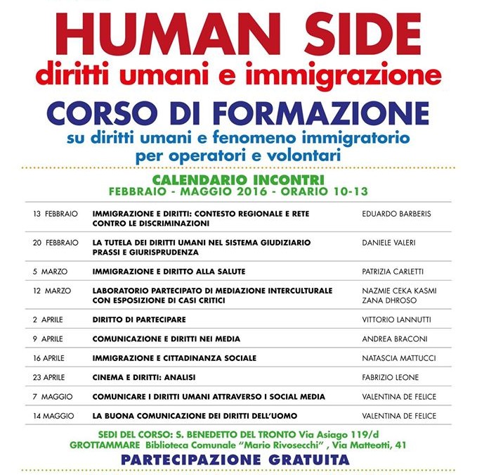 Human side, diritti umani e immigrazione