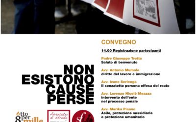 19.05.16 Milano. Convegno “Non esistono cause perse”