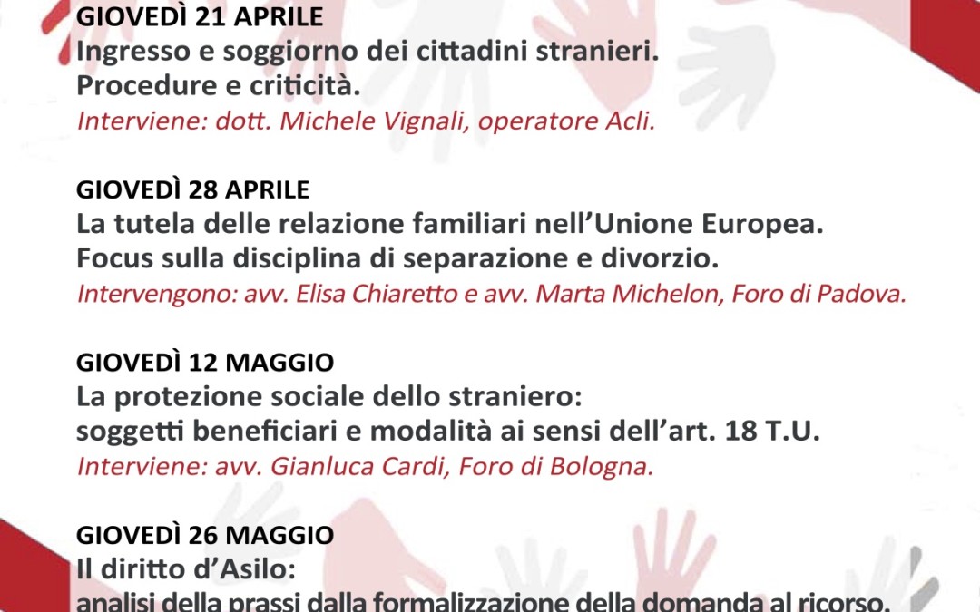 Padova: “Diritto dell’immigrazione: cittadino, straniero o cittadino straniero?”