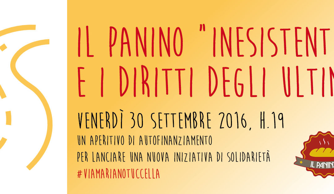Il panino “inesistente” e i diritti degli ultimi. Un aperitivo per lanciare una nuova iniziativa di solidarietà