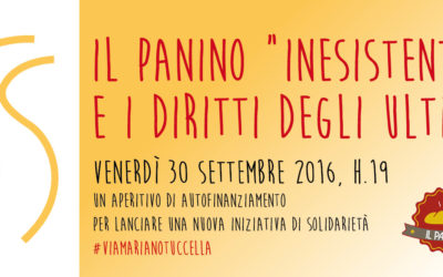 Il panino “inesistente” e i diritti degli ultimi. Un aperitivo per lanciare una nuova iniziativa di solidarietà
