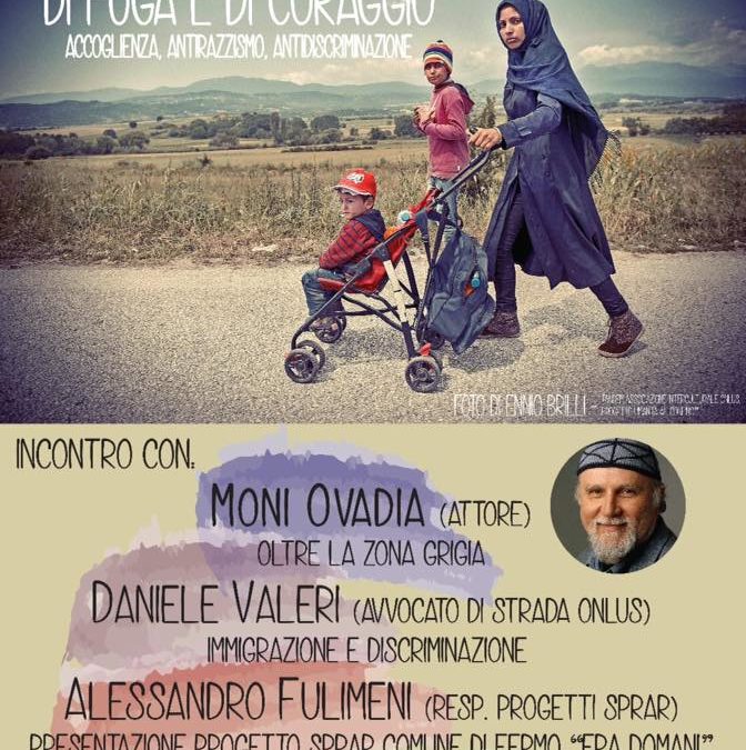 Di fuga e di coraggio. A Fermo un incontro con Moni Ovadia su accoglienza e antirazzismo”