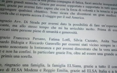 Finire nei ringraziamenti di una tesi di laurea in Giurisprudenza è sempre molto bello!