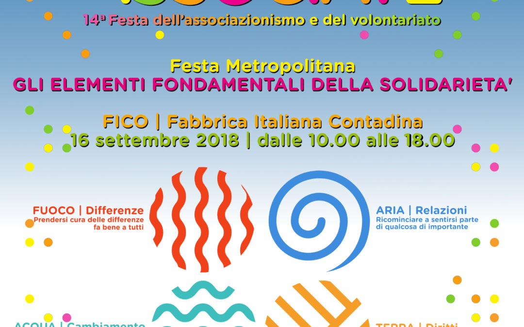 Volontassociate 2018 “Gli elementi fondamentali della solidarietà”