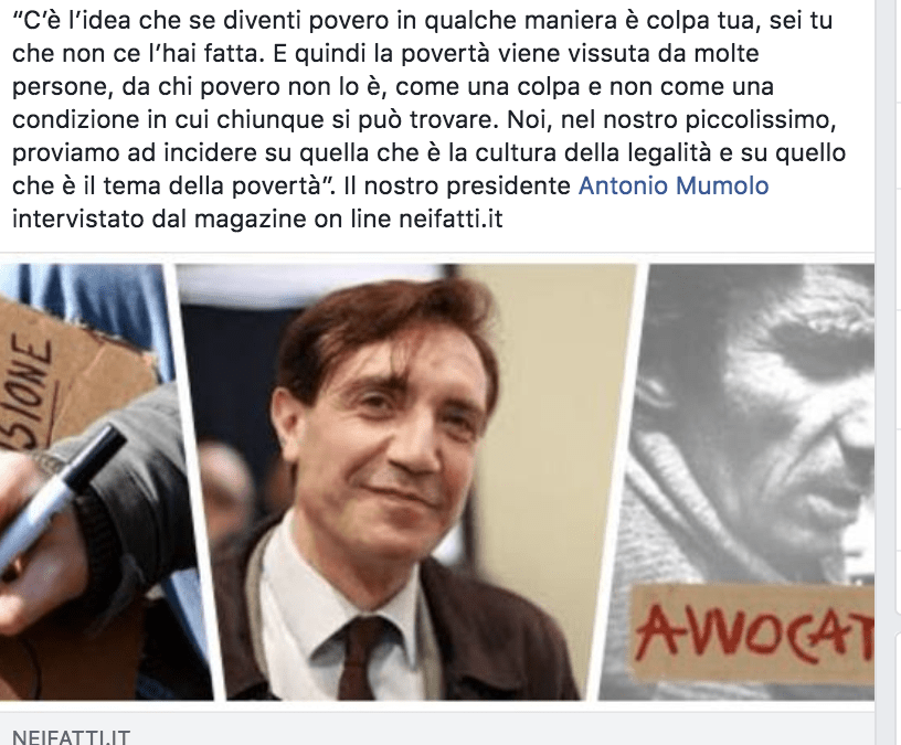 Volontario e professionista. Ecco l’avvocato di strada