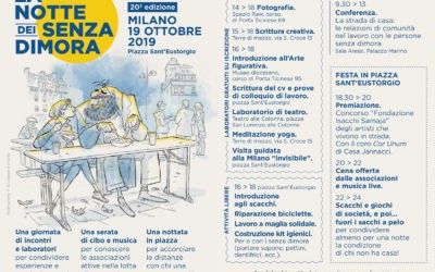 Milano, la notte senza dimora 2019