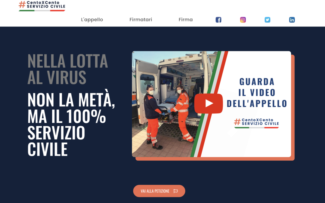 #CentoXCentoServizioCivile