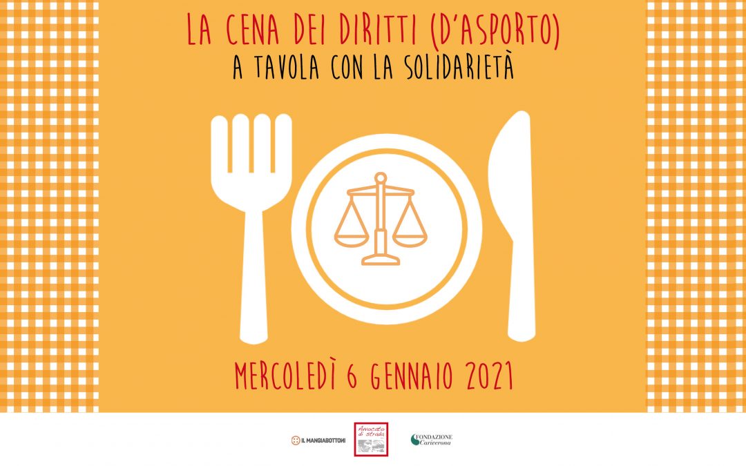 A Verona “La cena dei diritti (d’asporto)”