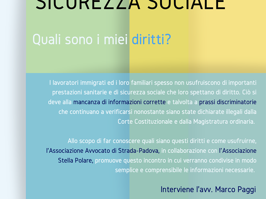 28.01.21 Webinar: “Prestazioni sanitarie e di sicurezza sociale”