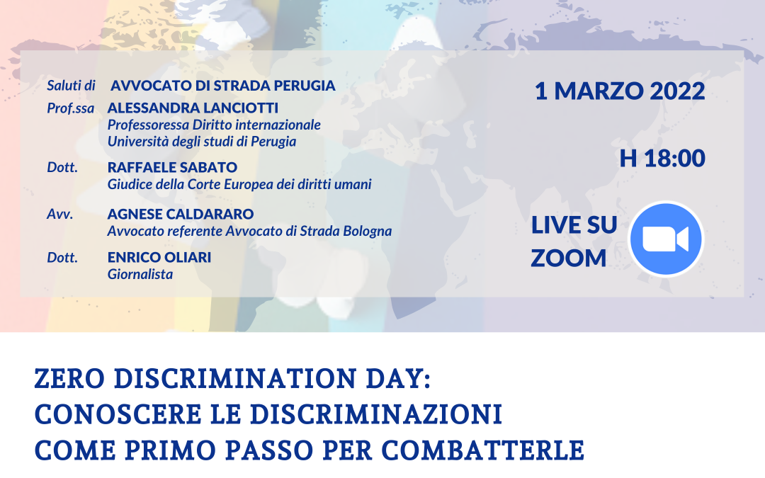 Zero Discrimination Day: conoscere le discriminazioni come primo passo per combatterle