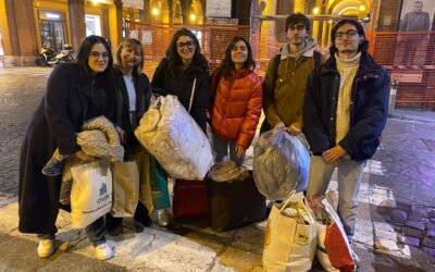 A Bologna consegnate le coperte del flash mob di Homeless More Rights