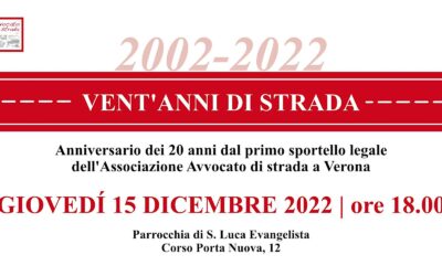 Verona: vent’anni di strada