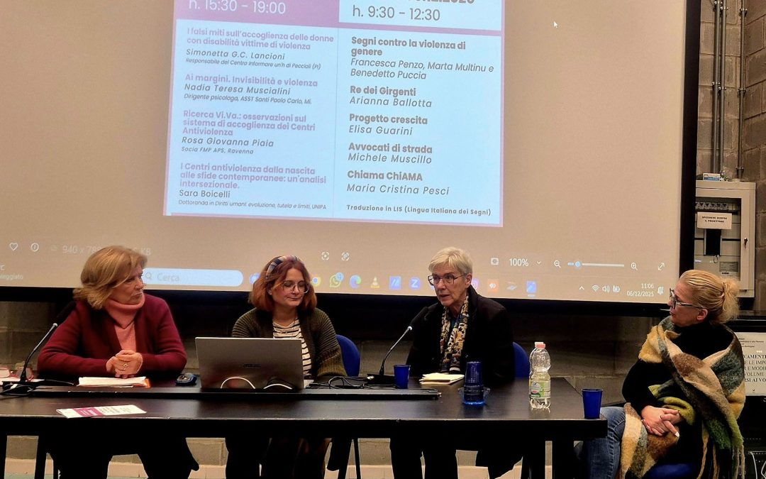 06.12.25 Ravenna. “Le vulnerabili: disagio sociale, disabilità e violenza”
