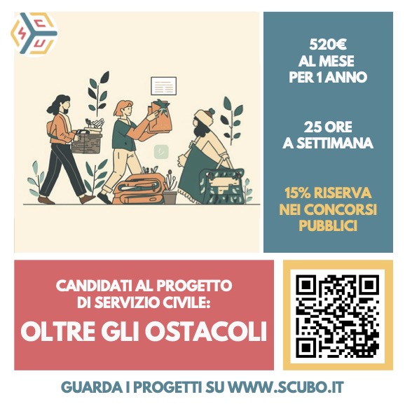 Progetto di Servizio Civile Universale 2026 “Oltre gli ostacoli”
