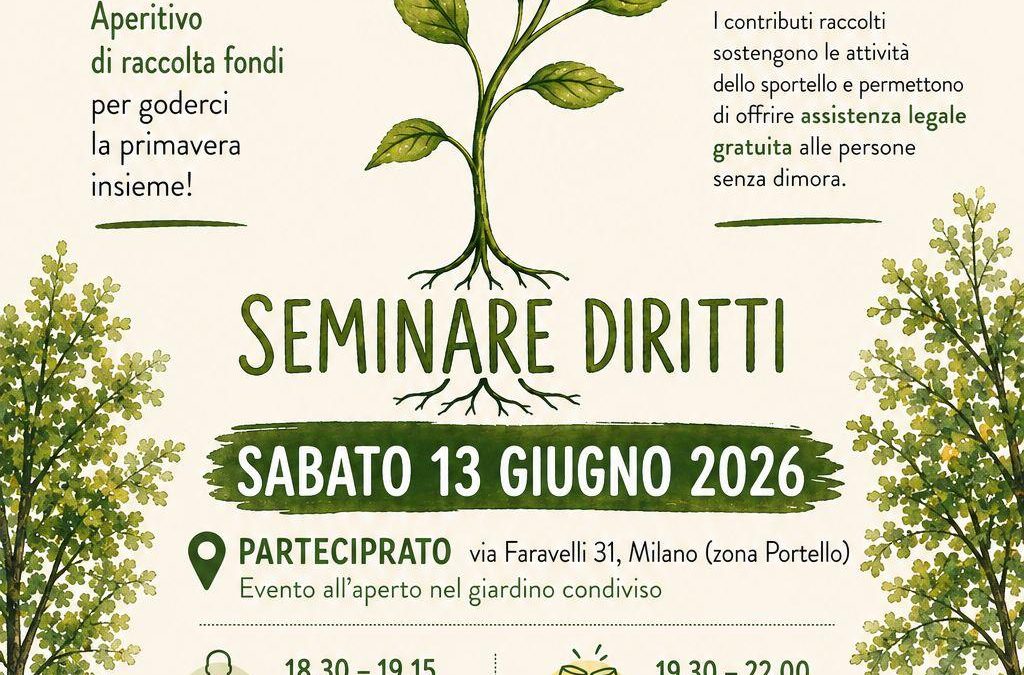13.06.26 Milano: “Raccogliere legami, seminare diritti”