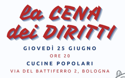 25.06.26 A Bologna torna “La cena dei diritti”
