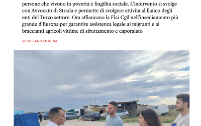 Con gli studenti universitari nell’insediamento di braccianti agricoli più grande d’Europa